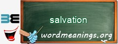 WordMeaning blackboard for salvation
